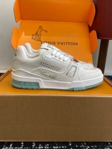Louis Vuitton LV Trainer sneakers mint groen