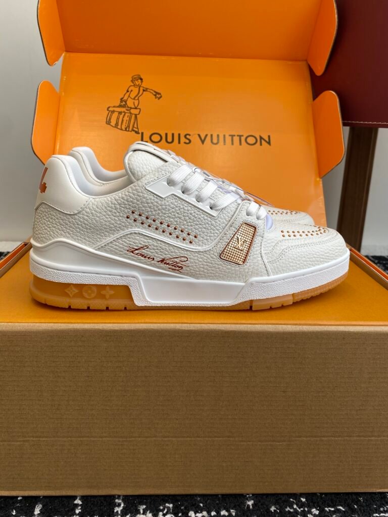 louis vuitton lv trainer sneakers mint groen