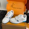 louis vuitton lv trainer sneakers mint groen
