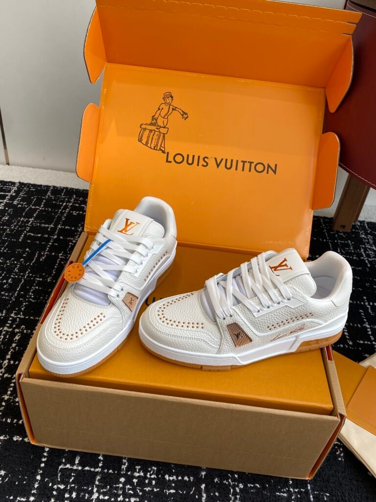 louis vuitton lv trainer sneakers mint groen