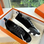 hermès bouncing sneakers zwart met zwarte zool (copy)