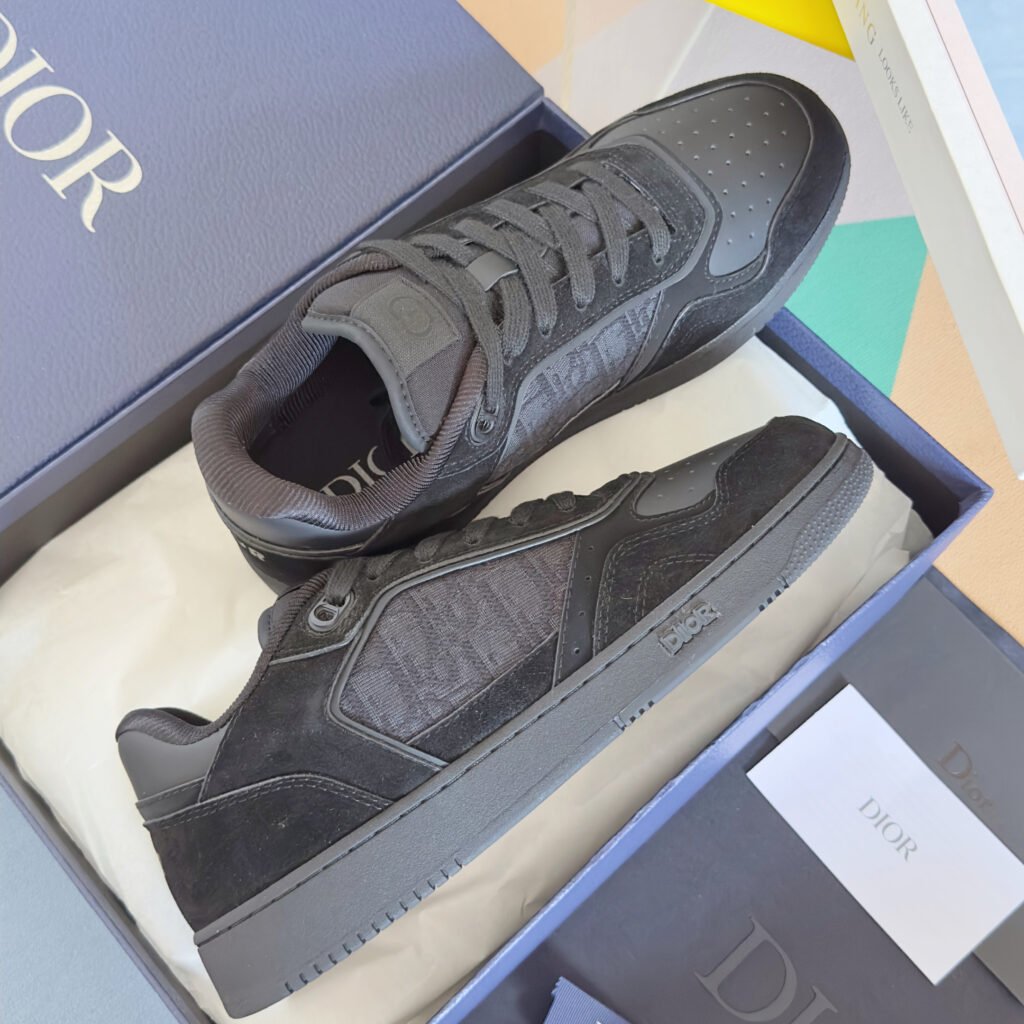 dior b27 mid low galaxy zwart