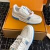 louis vuitton lv trainer sneakers mint groen