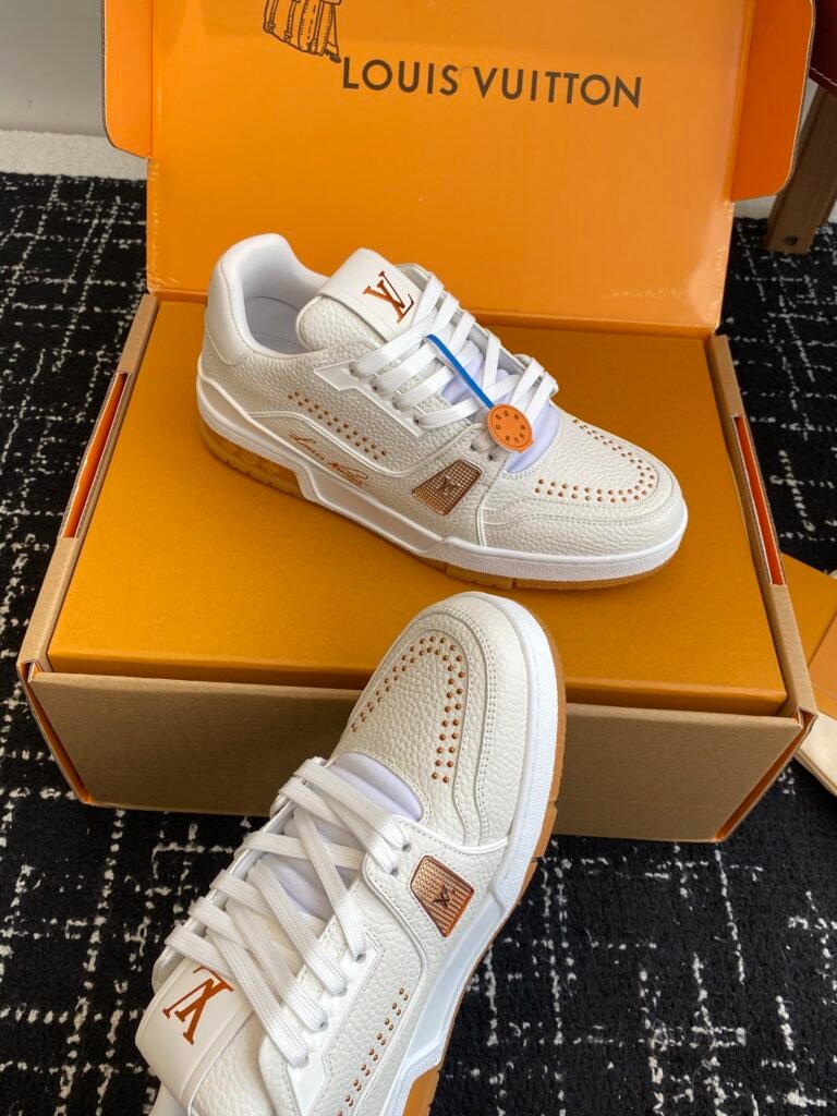 louis vuitton lv trainer sneakers mint groen