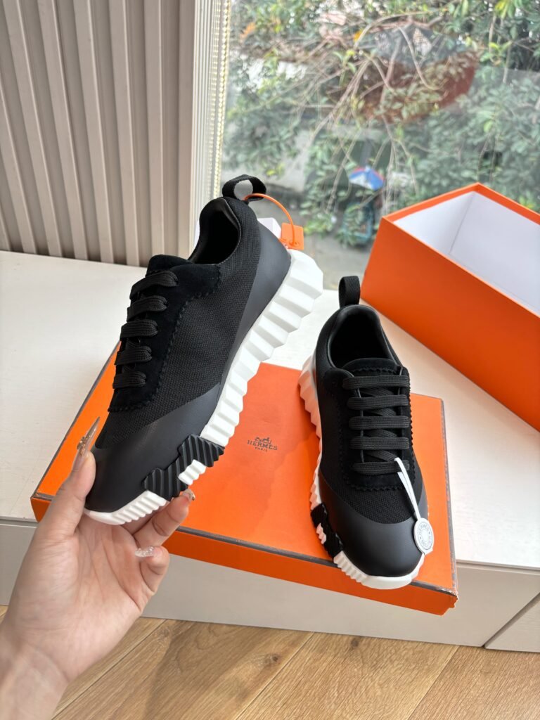 hermès bouncing sneakers l zwart