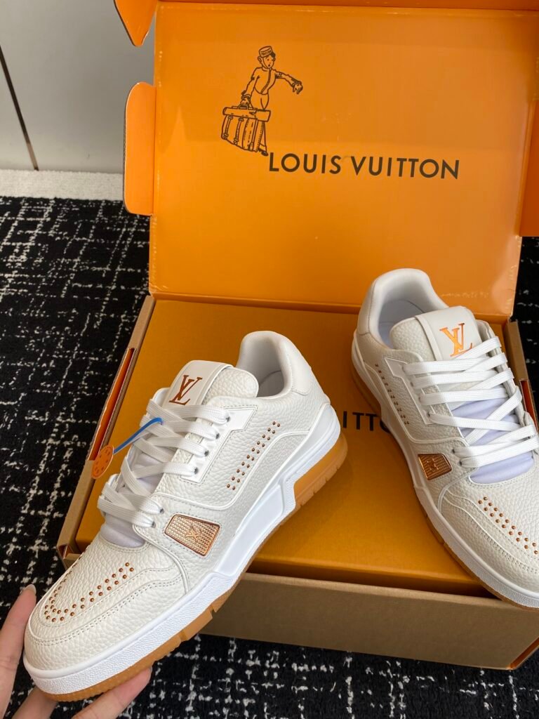 louis vuitton lv trainer sneakers mint groen