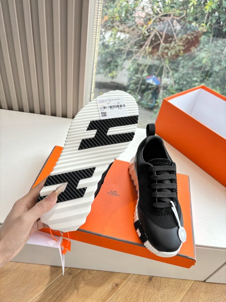 hermès bouncing sneakers l zwart