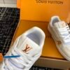 louis vuitton lv trainer sneakers mint groen