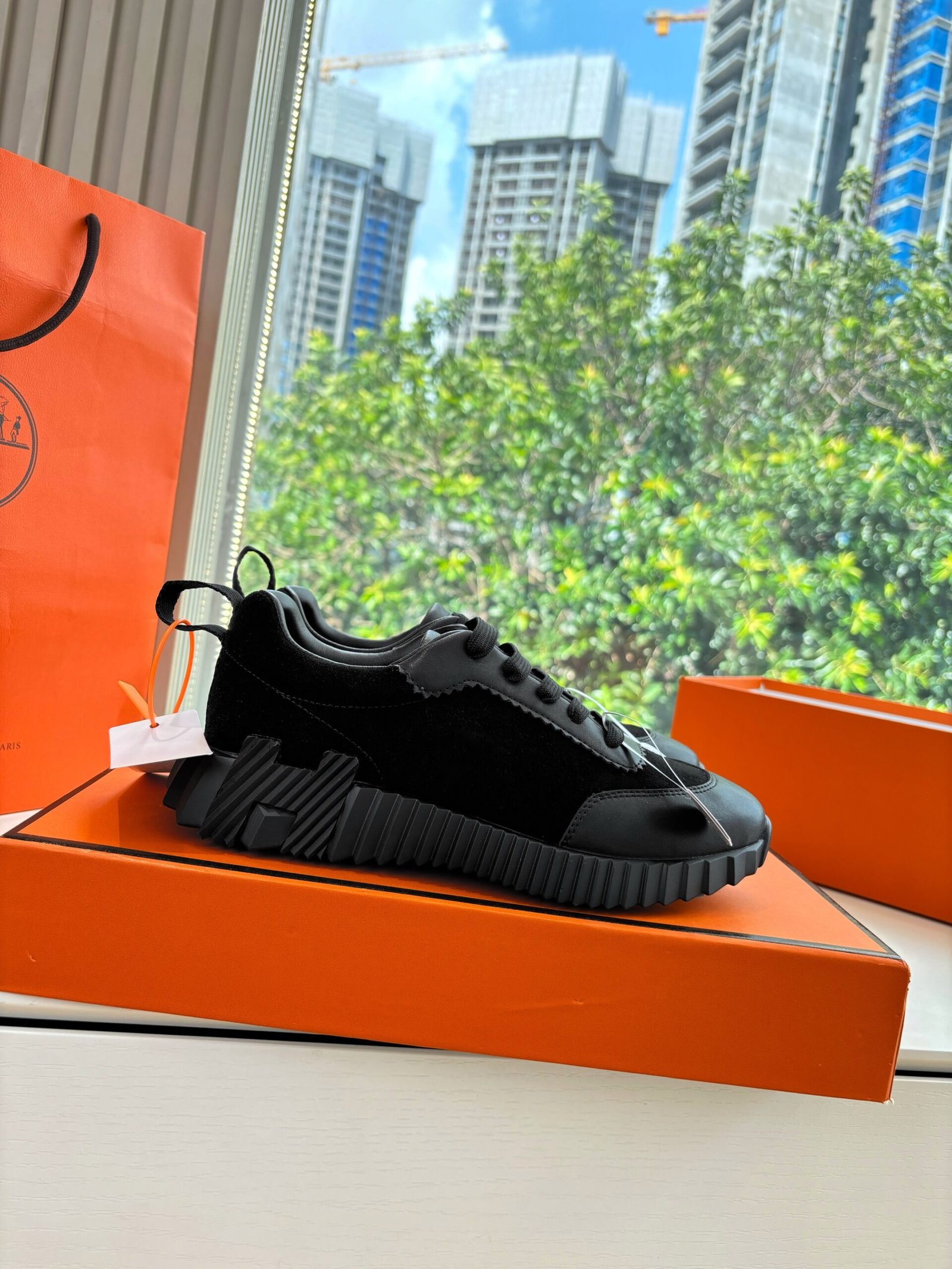 hermès bouncing sneakers l blauw (copy)