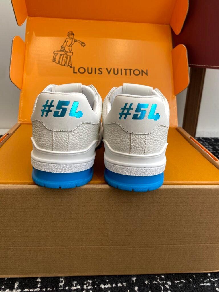 louis vuitton lv trainer sneakers mint groen