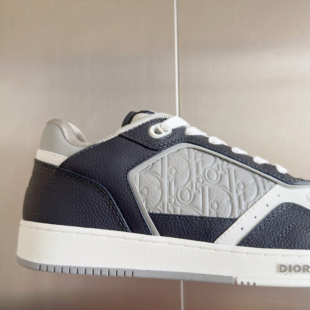 dior b27 low top zwart grijs