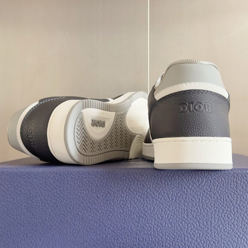dior b27 low top zwart grijs