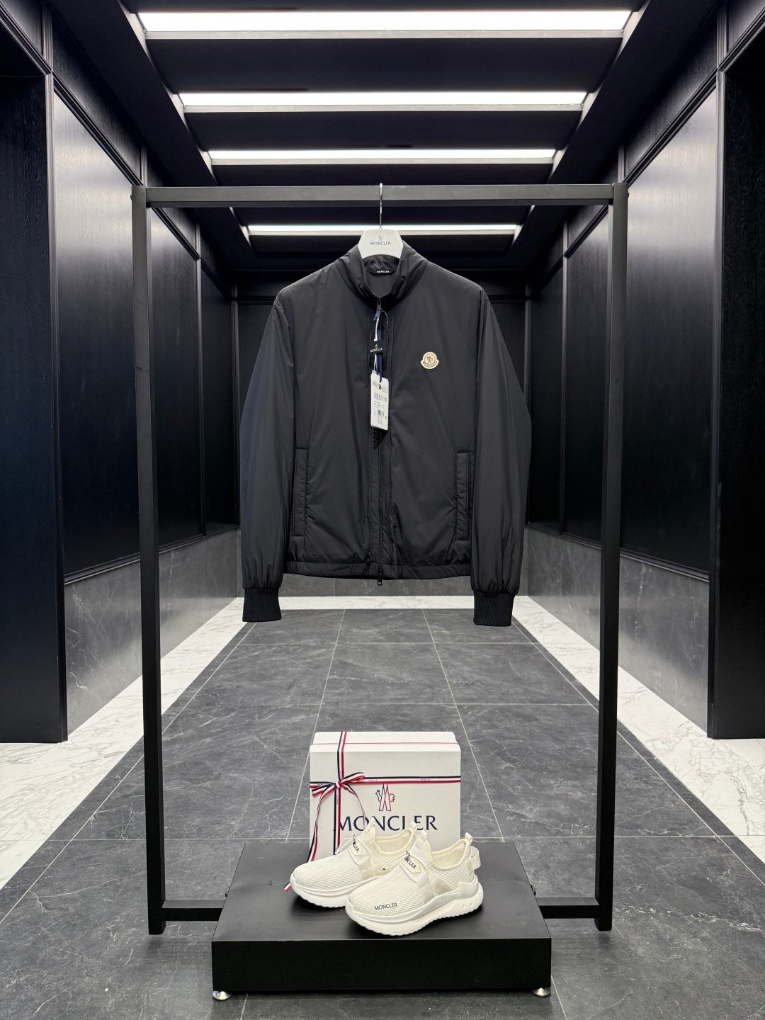 moncler verney 3 in 1 short jacket and down vest set