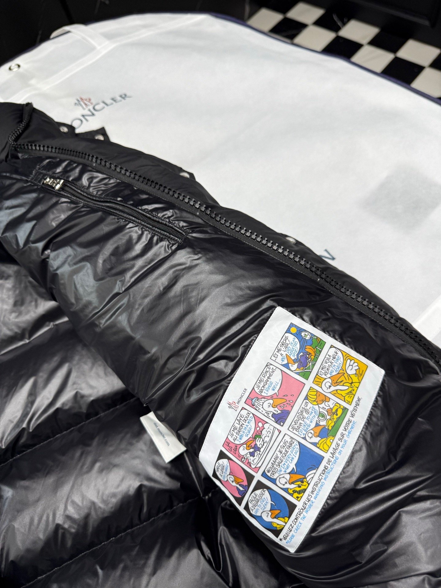 moncler vezere hooded down jacket