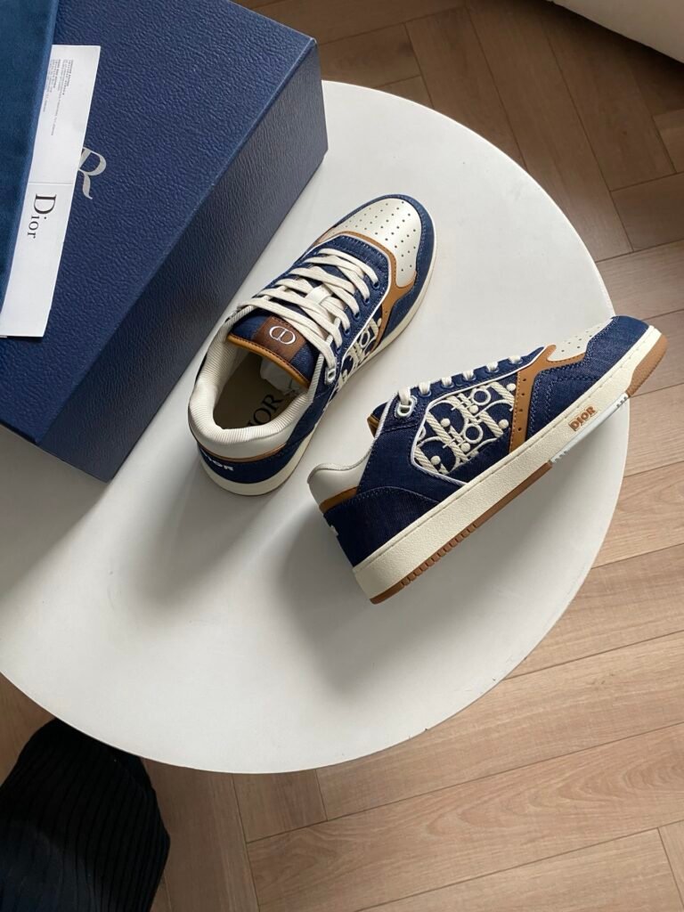 dior b27 low top blauw en wit