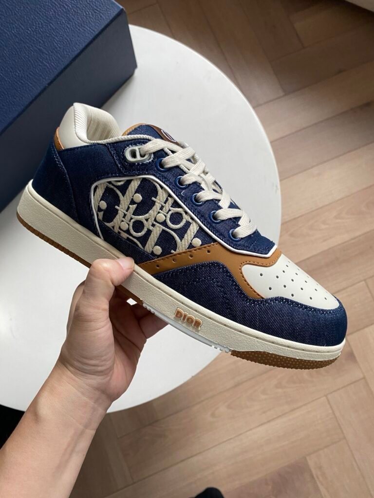 dior b27 low top blauw en wit