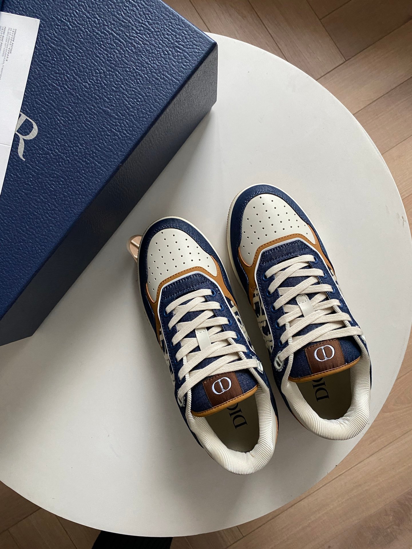 dior b27 low top blauw en wit