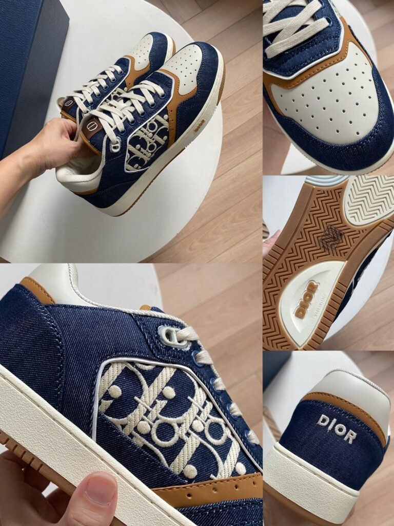 dior b27 low top blauw en wit