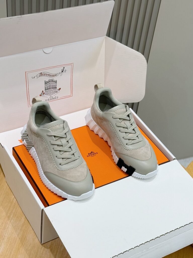 hermès bouncing sneakers grijs suede (copy)