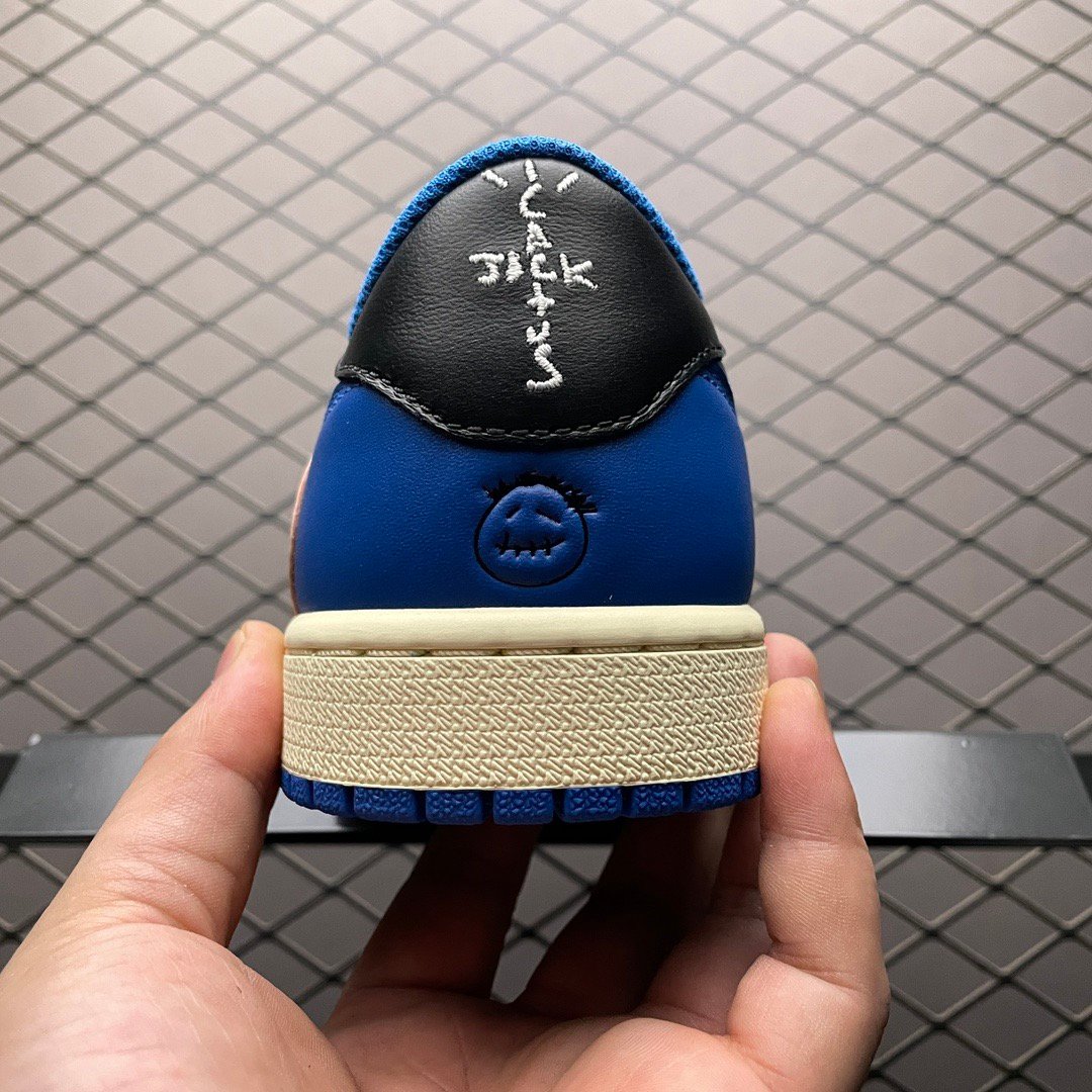 travis scott x air jordan 1 low og "military blue"