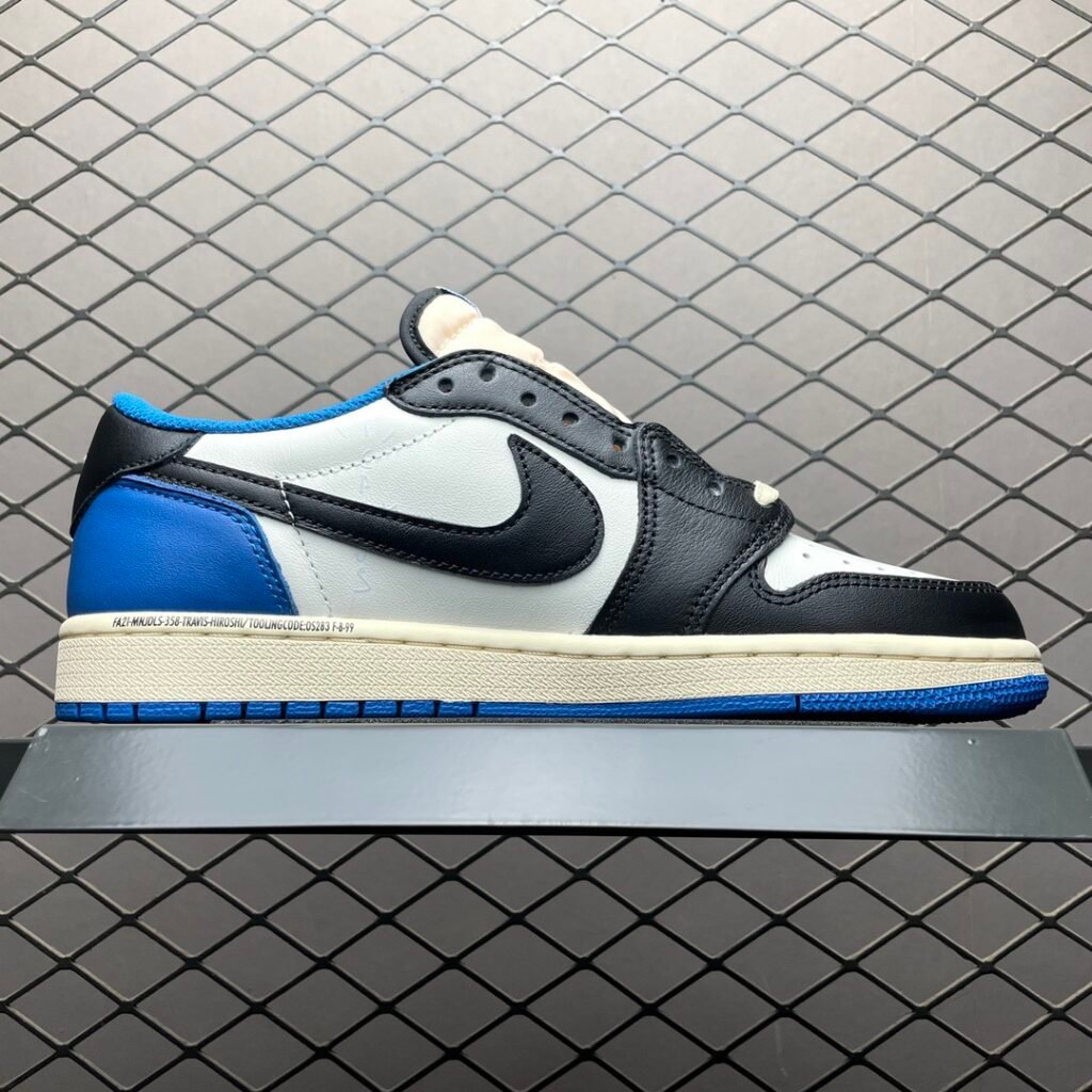 travis scott x air jordan 1 low og "military blue"