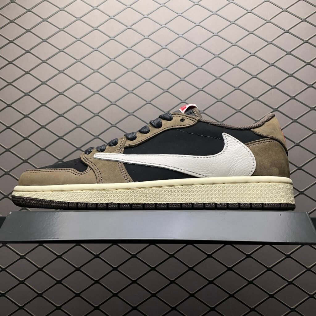 travis scott x air jordan 1 low og "mocha"