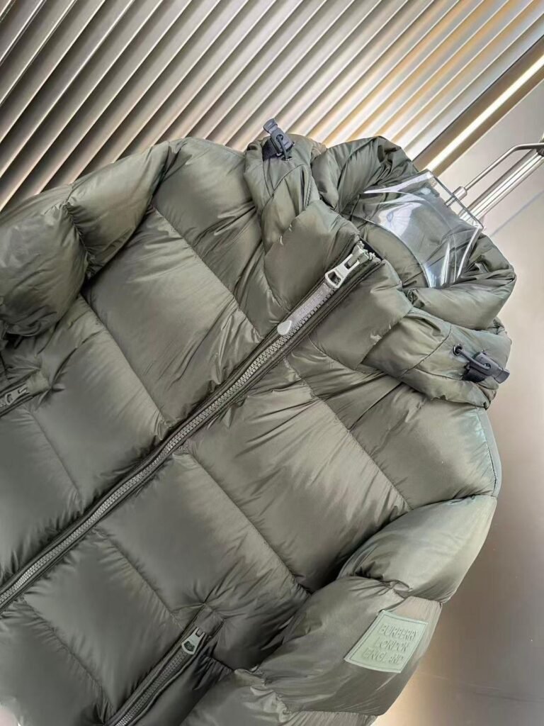 burberry reversible check snowdon puffer jacket.