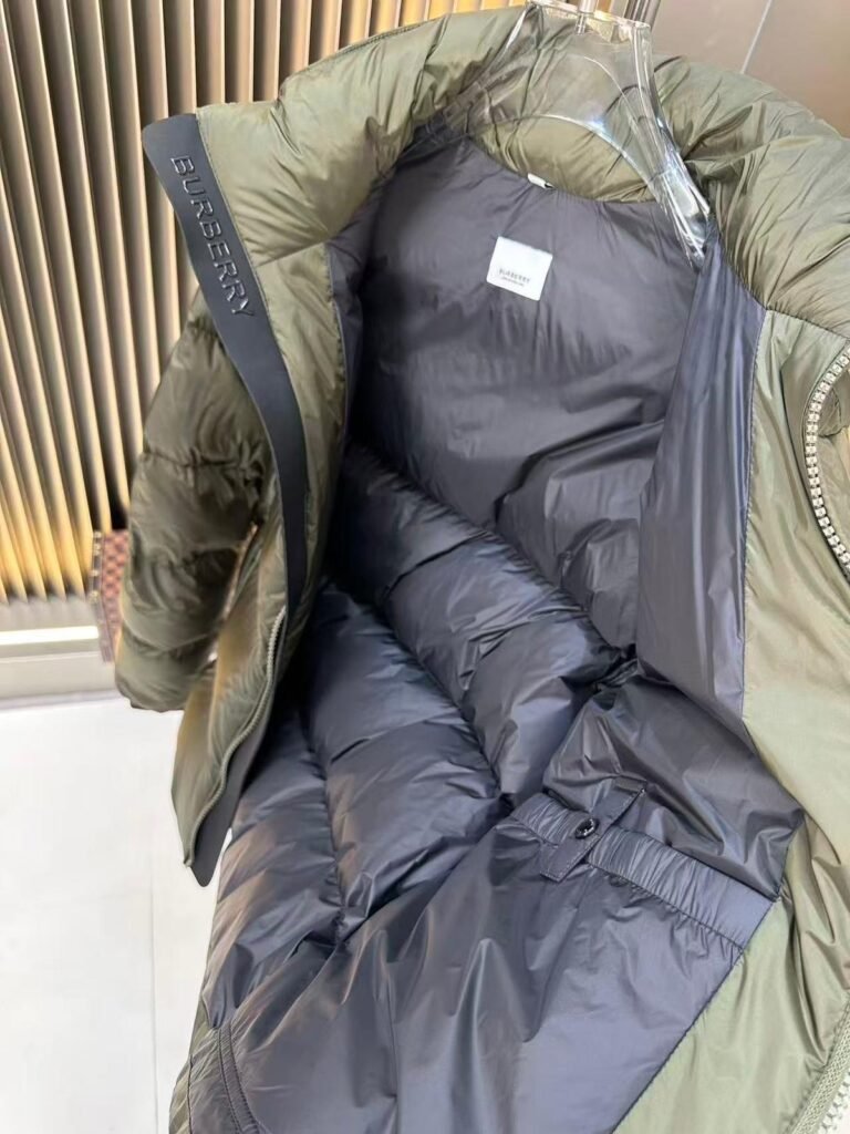 burberry reversible check snowdon puffer jacket.
