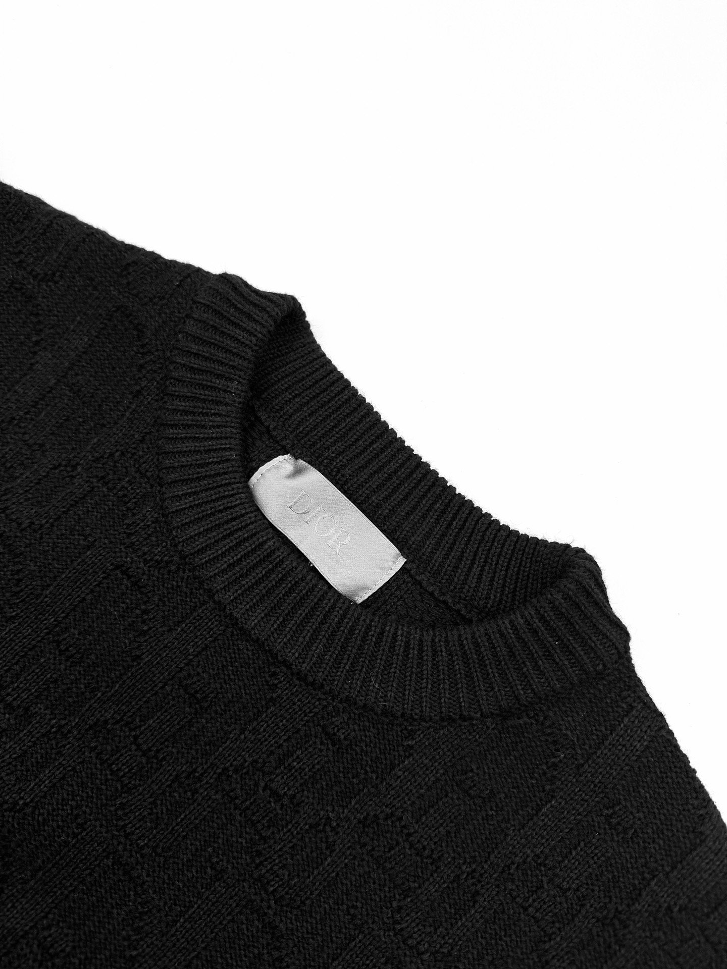 dior oblique trui in beige en bruine