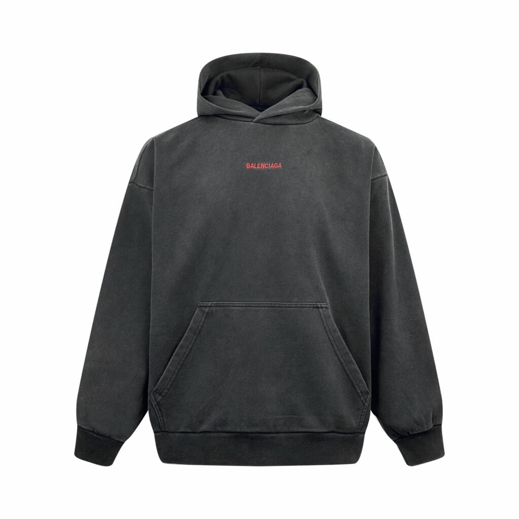 balenciaga logo hoodie