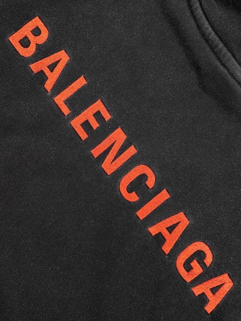 balenciaga logo hoodie