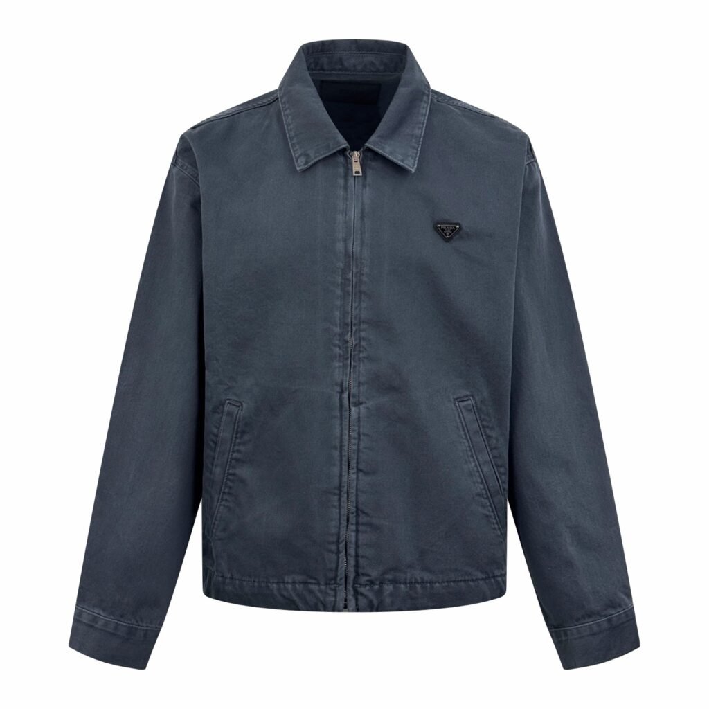 prada obsidian denim vest