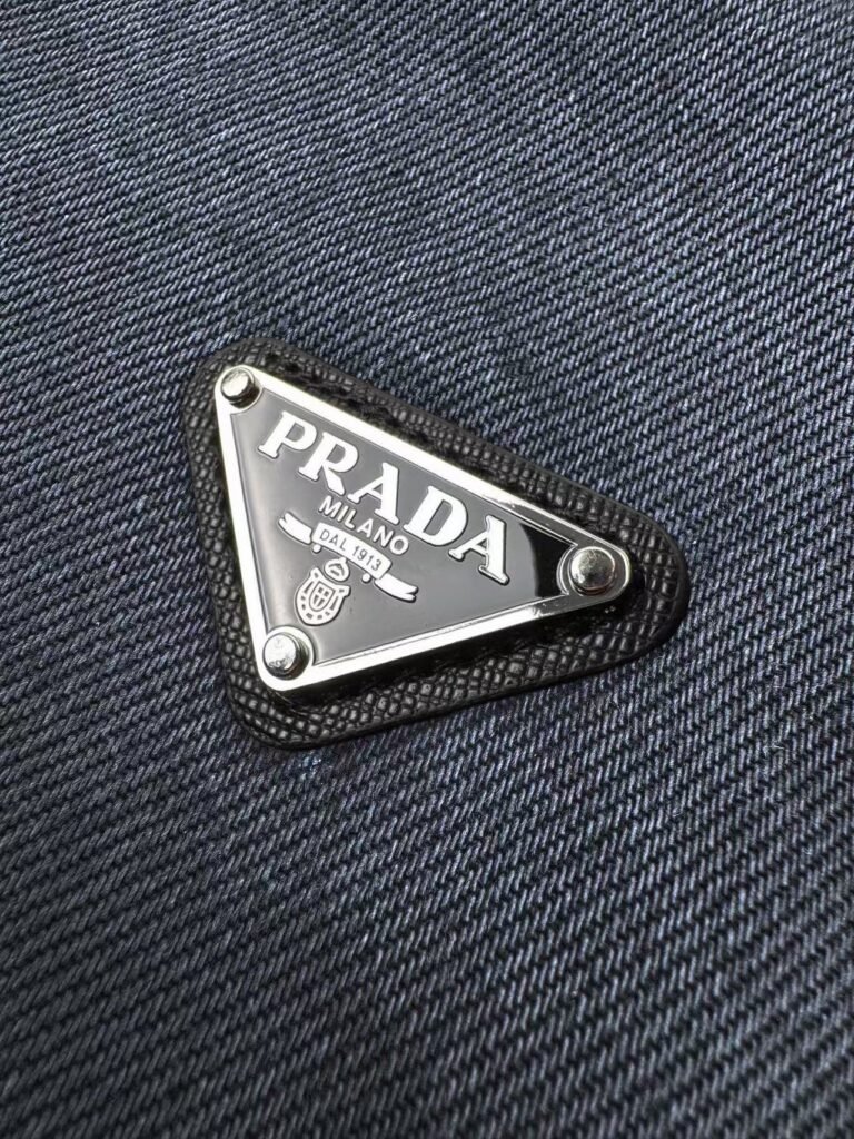 prada obsidian denim vest