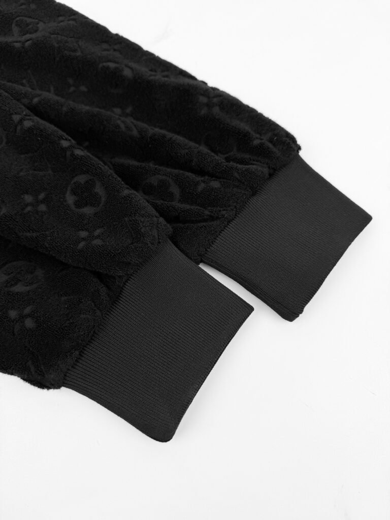 louis vuitton monogram french terry zip vest