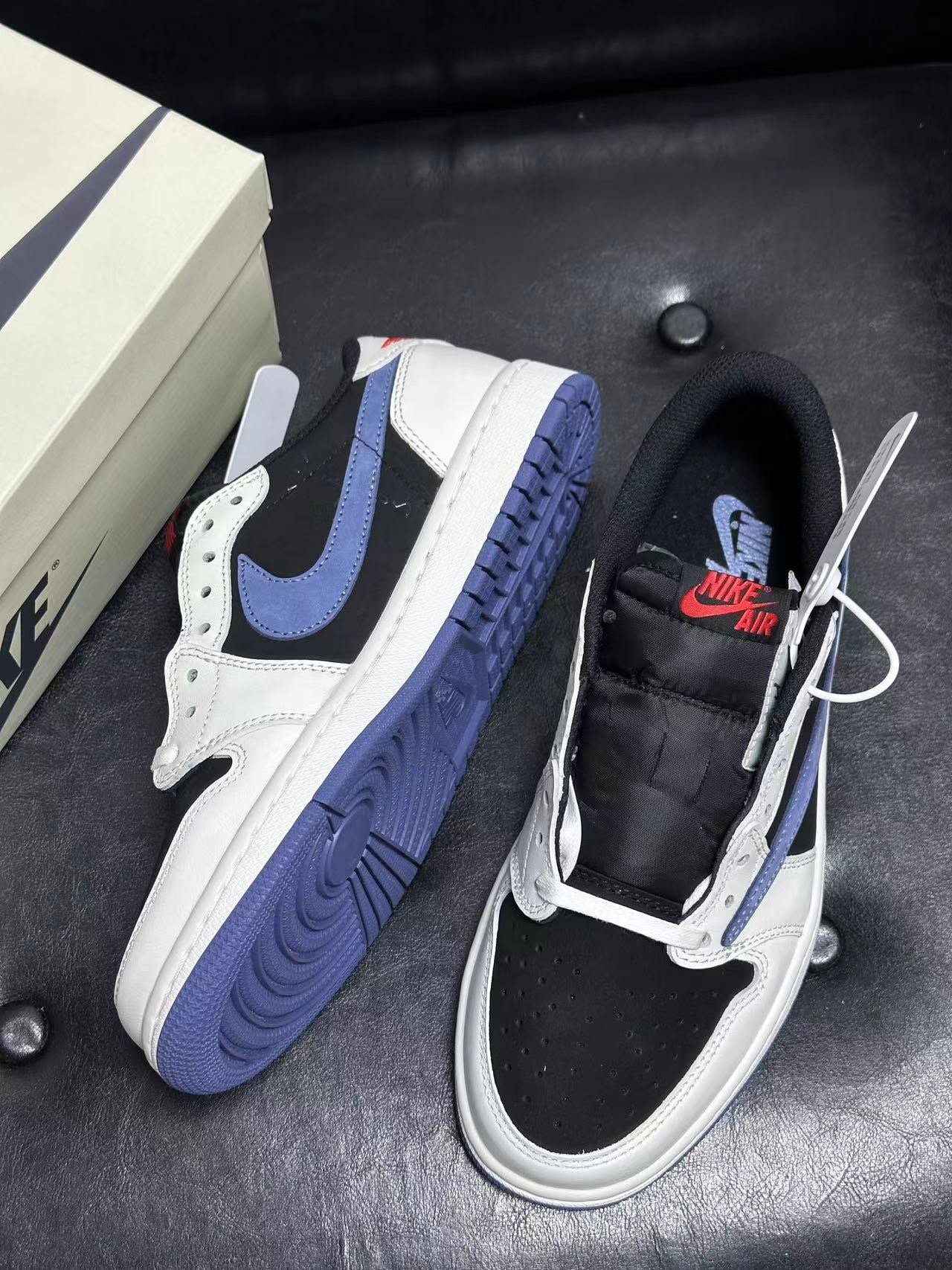 travis scott x fragment "military blue" colorway