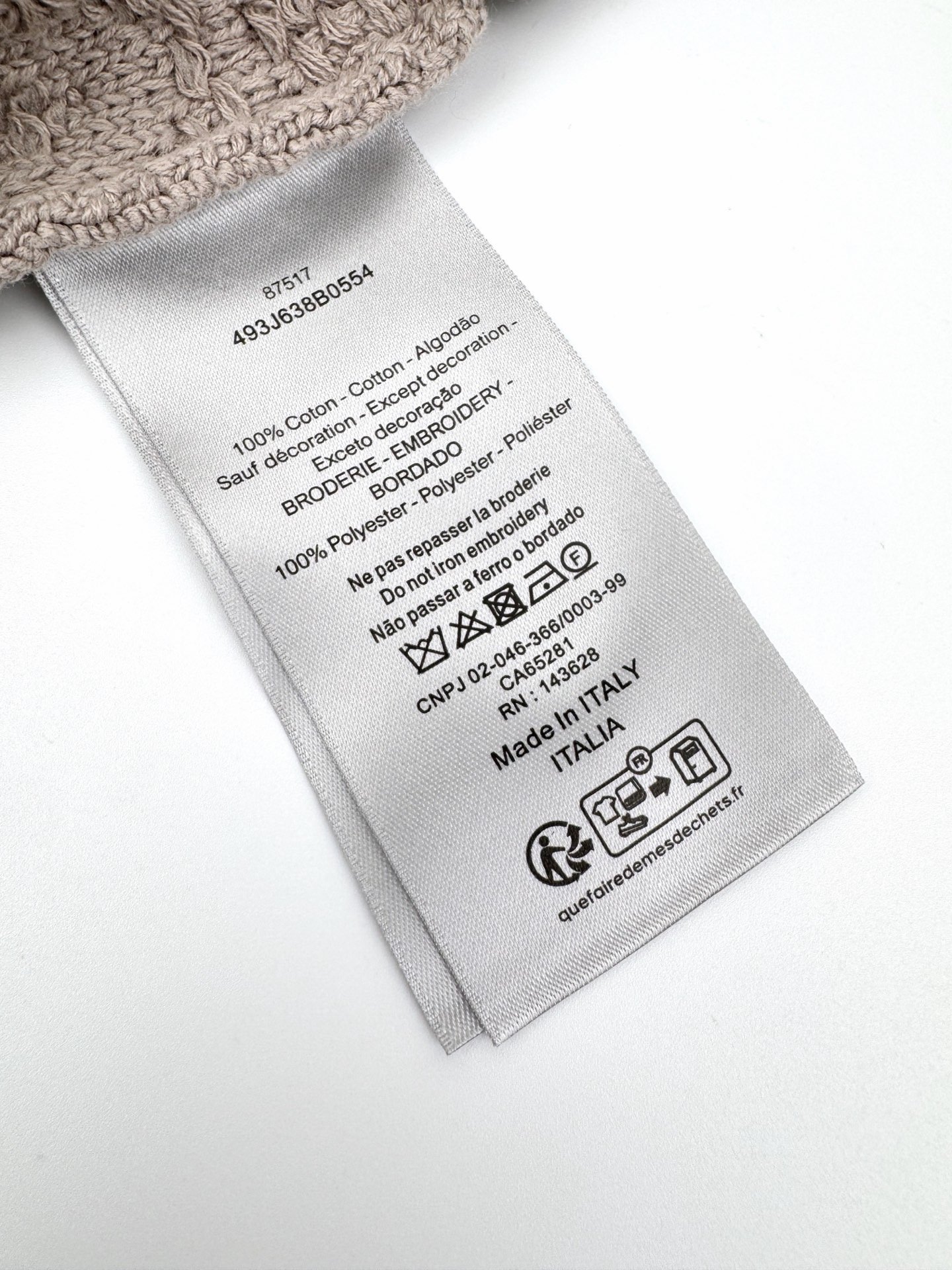 louis vuitton monogram french terry zip donker navy blauw