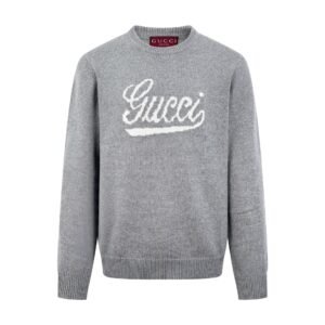 gucci grijze wollen trui