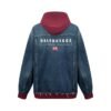 balenciaga hooded denim jacket