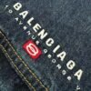 balenciaga hooded denim jacket