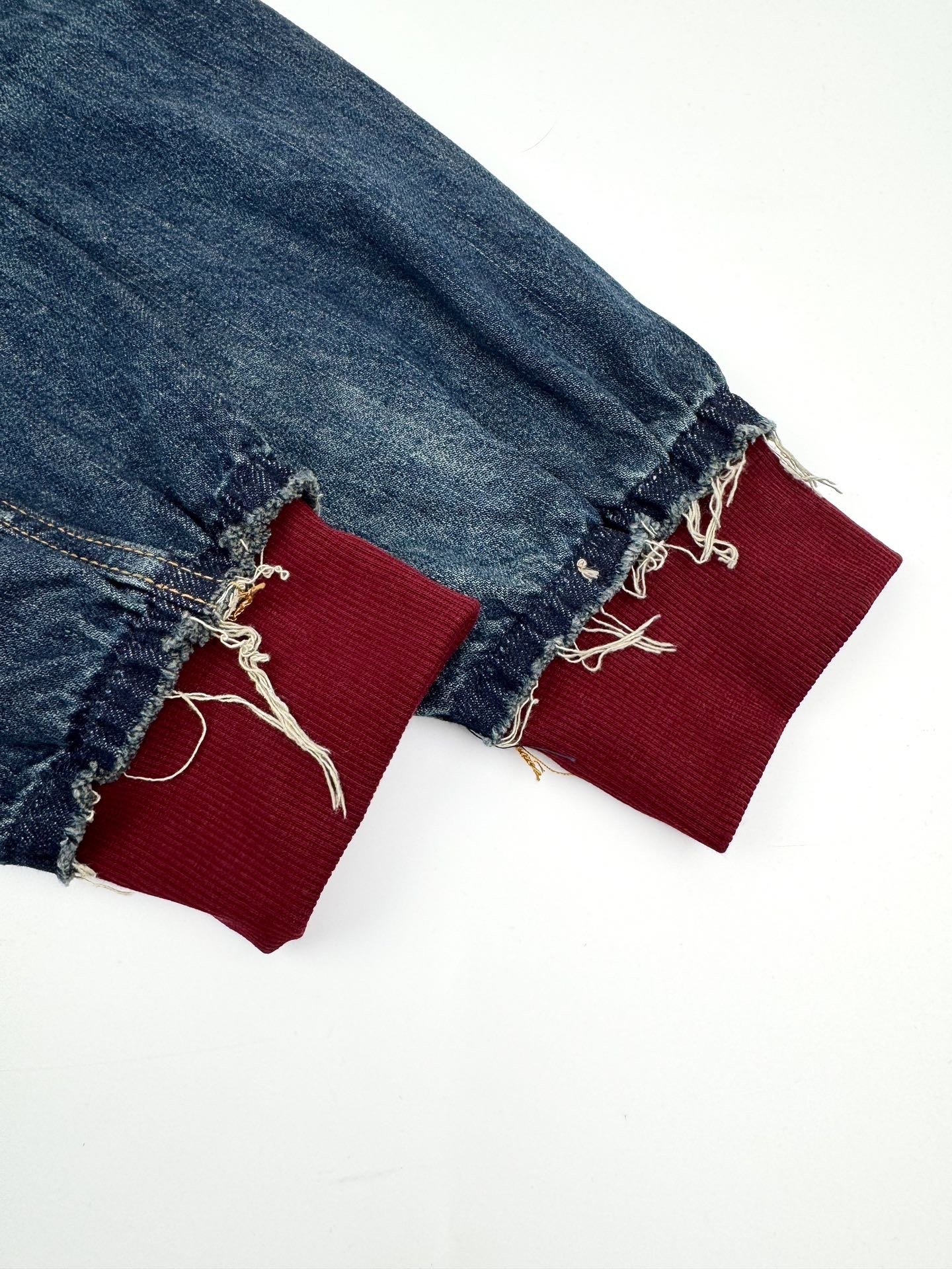 balenciaga hooded denim jacket