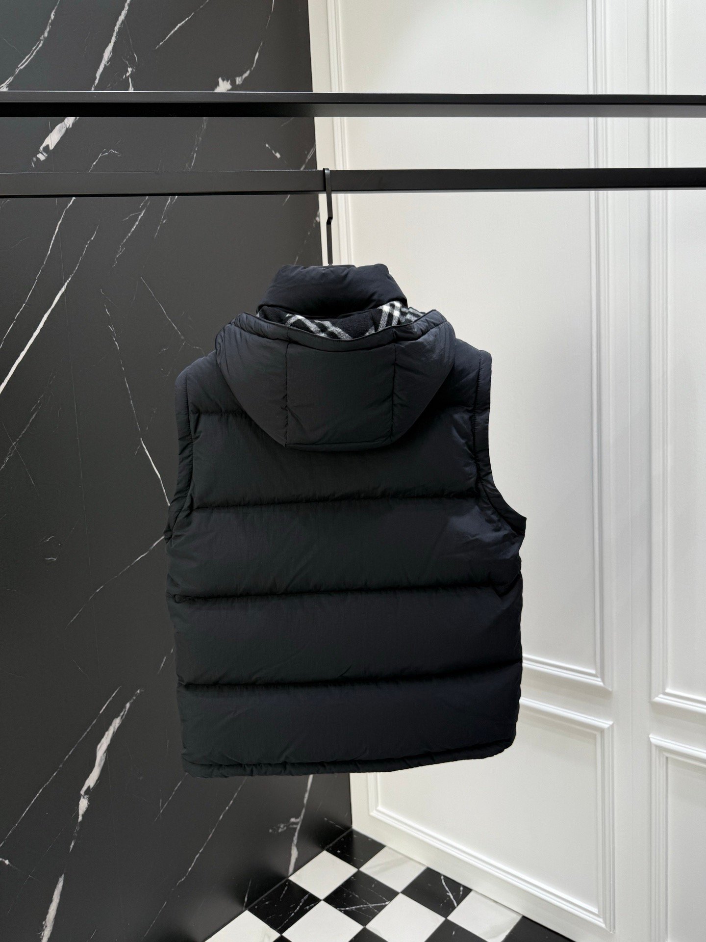 burberry pufferjack met afneembare mouwen groen (copy)