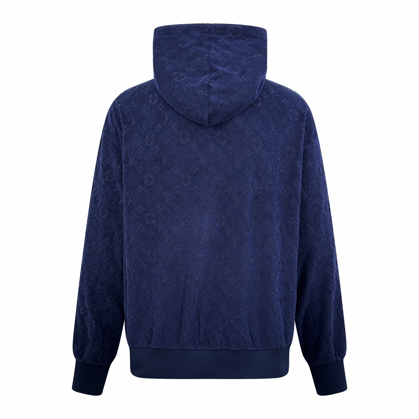 louis vuitton monogram french terry zip vest zwart (copy)