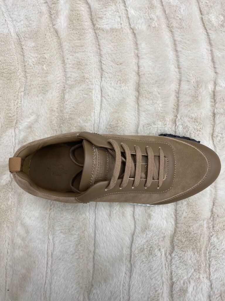 hermès bouncing sneakers bruin
