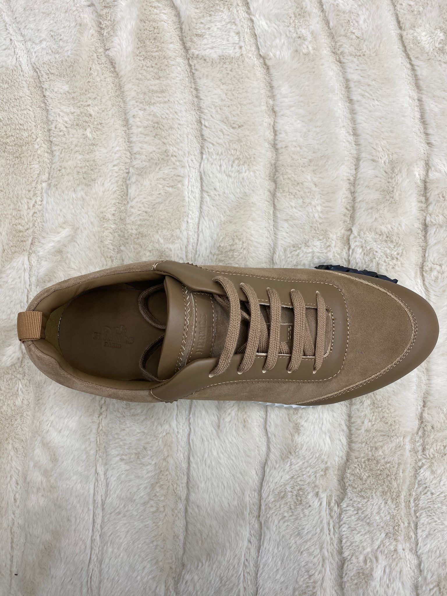 hermès bouncing sneakers bruin