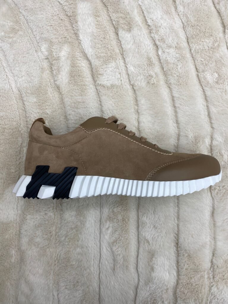 hermès bouncing sneakers bruin