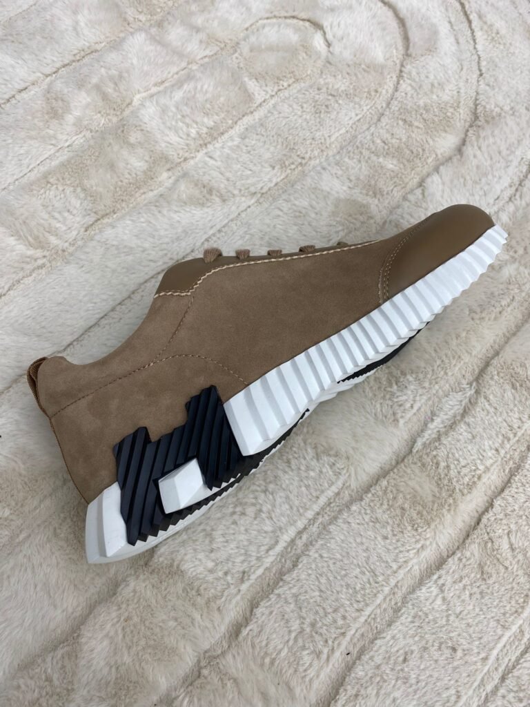 hermès bouncing sneakers bruin