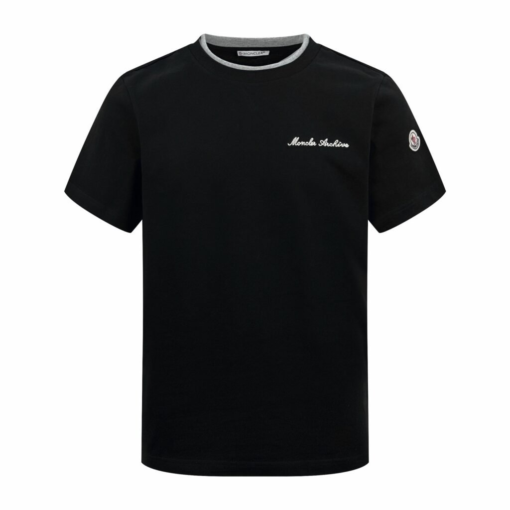 moncler archivo t shirt blauw