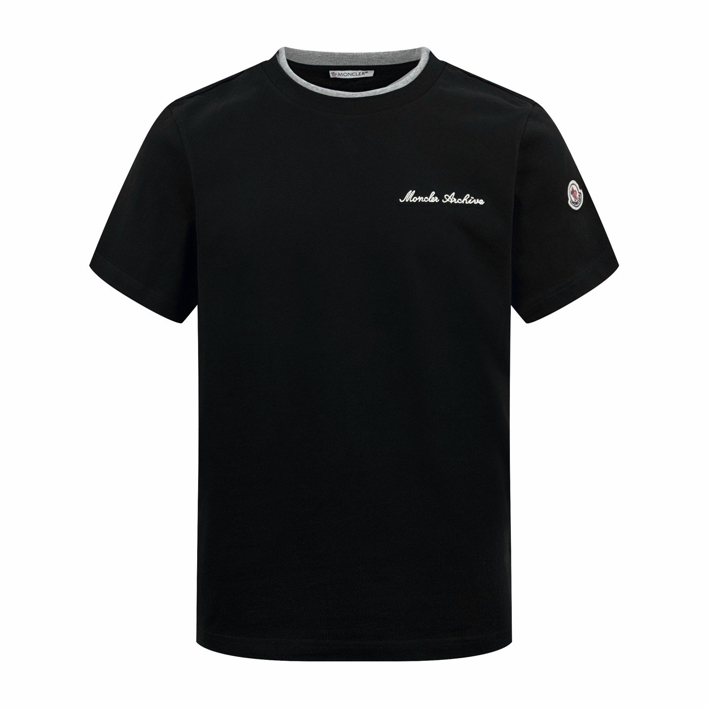 moncler archivo t shirt blauw