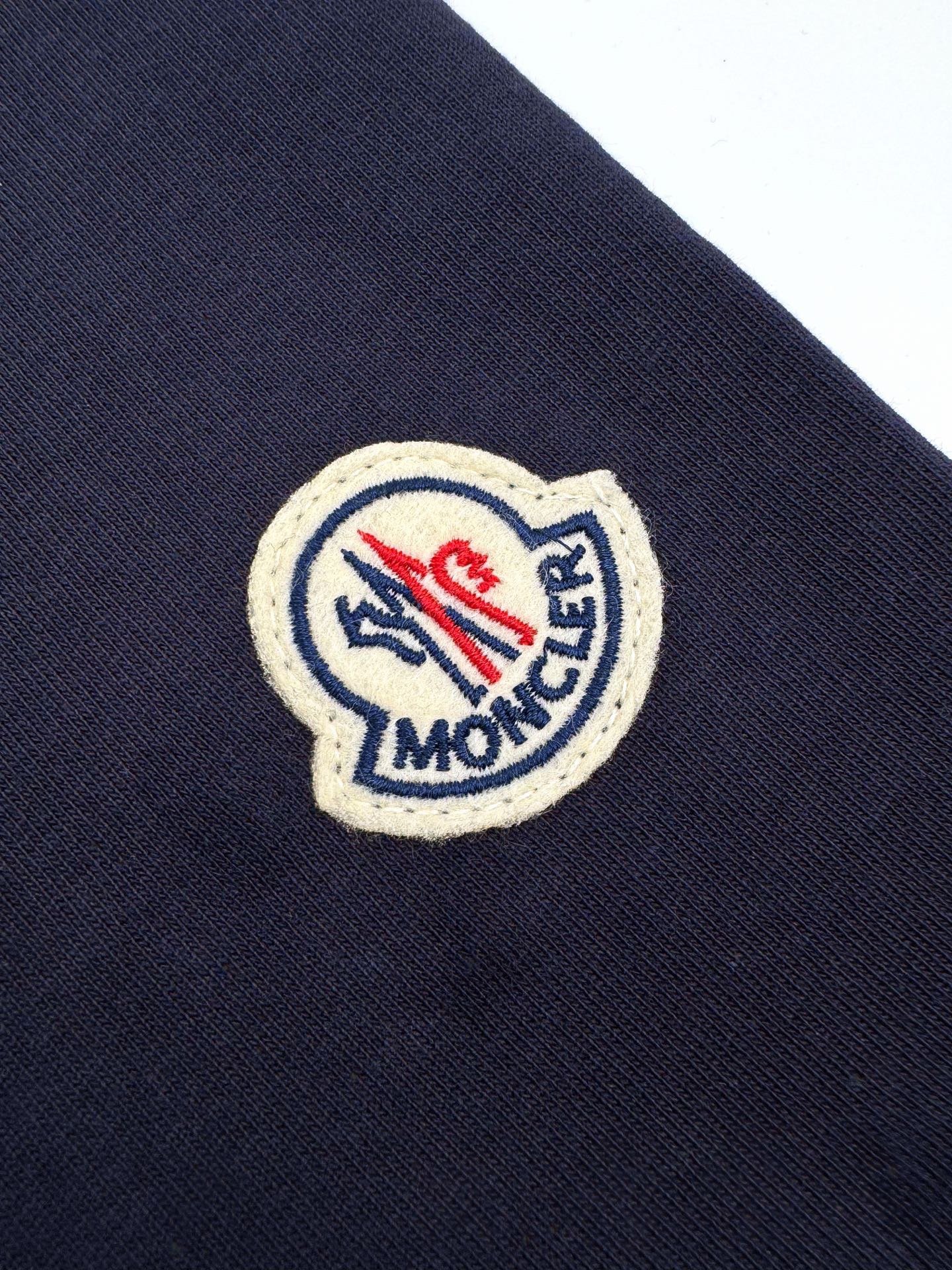 moncler archivo t shirt blauw