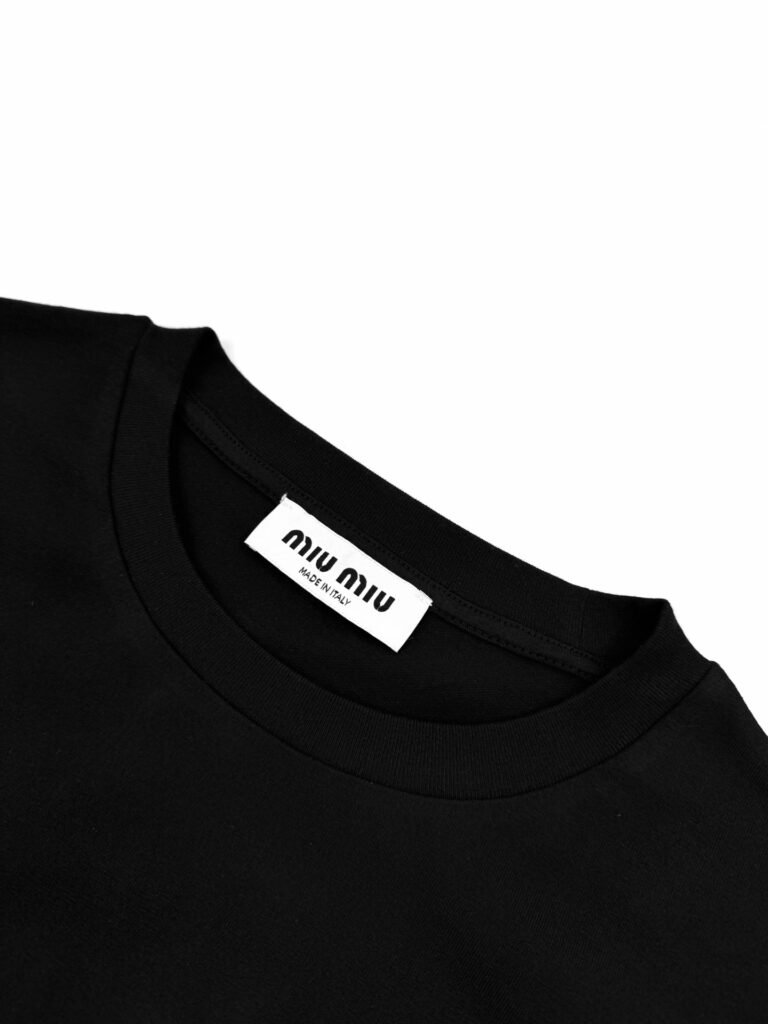 miu miu blauwe shirt